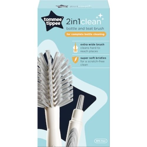 Tommee Tippee 2 In 1 Bottle & Teat Brush each | Woolworths