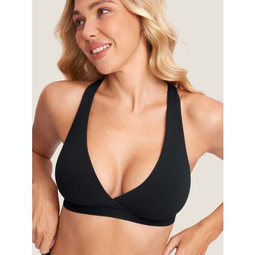 MOMANDA Women's Inbarely® Crossover Racerback Nursing Bra