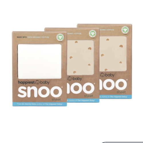 100% Organic Cotton Baby Bassinet Sheets for SNOO