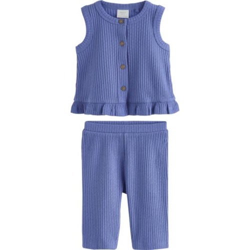 AOP Ribbed Vest & Pants Set