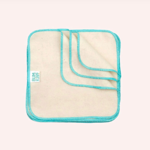 Reusable Baby Wipes - Natural/Aqua by Bumkins | the memo – The Memo