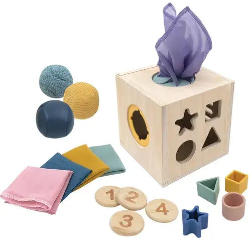 Playground 4 In 1 Sensory Cube | Baby Bunting AU