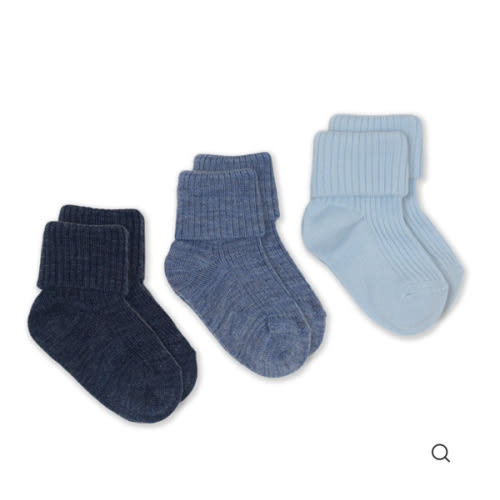 Wool Socks, Baby and Toddler, Blue