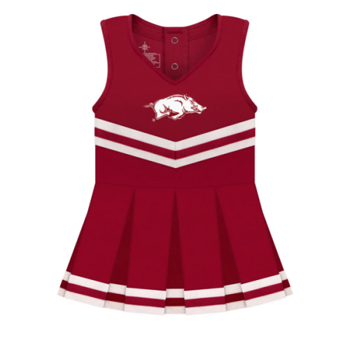 Arkansas Razorback Cheerleader Bodysuit Dress