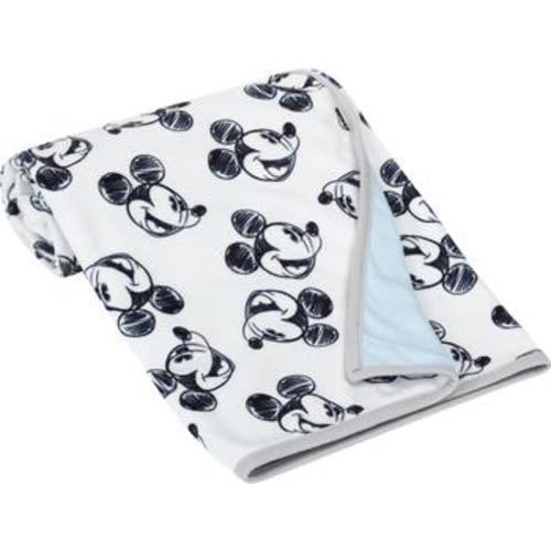 Disney Baby MICKEY MOUSE Baby Blanket - Minky/Jersey