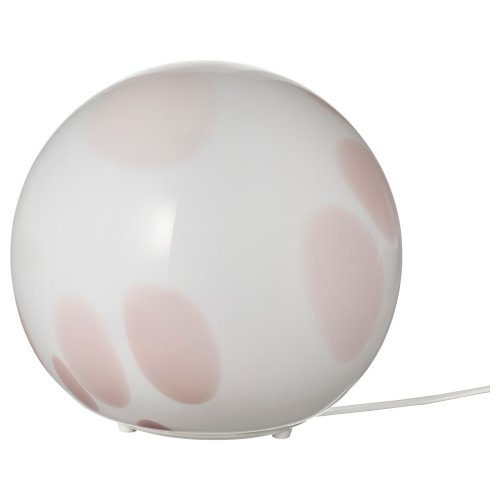 FADO Table lamp - pink/glass 10 "