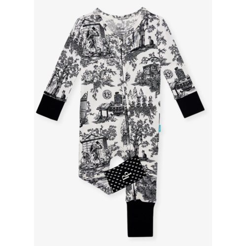Disney The Haunted Mansion Toile Convertible One Piece, 0-3 mos