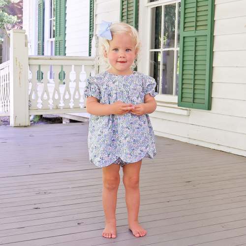 Butchart Garden Blue Skirt Bubble