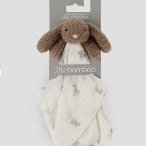 Little Bamboo Baby Lovie/Comforter - Beau the Bunny – Little Linen Created