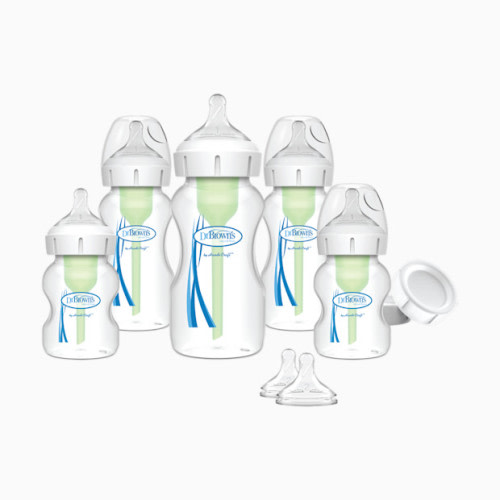 Anti-colic Options+ Wide-Neck Baby Bottle Newborn Feeding Gift Set