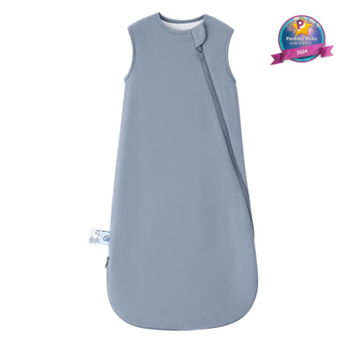 All Season Sleeveless Sleep Sack 1.0 TOG - Organic Cotton & Camel Wool - Flint Stone