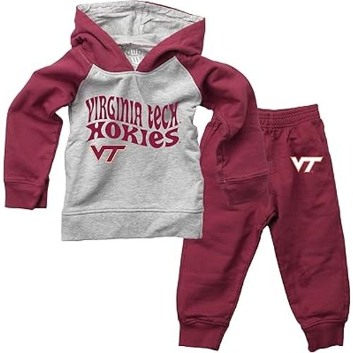 Wes and Willy Infant and Toddler College Pant and Hoodie Set