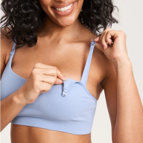 Ribbed Scoop Nursing Bralette