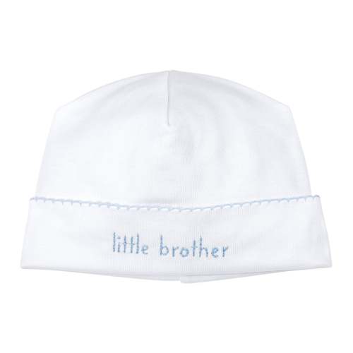 Magnolia Baby Boy Little Brother Embroidered Hat