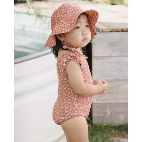 Sun Hat Poppy Floral