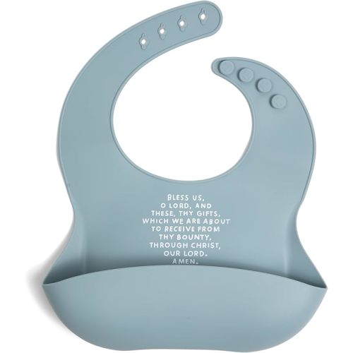 Be A Heart Silicone Baby Bibs, Adjustable Waterproof Bibs, Meal Blessing Bibs