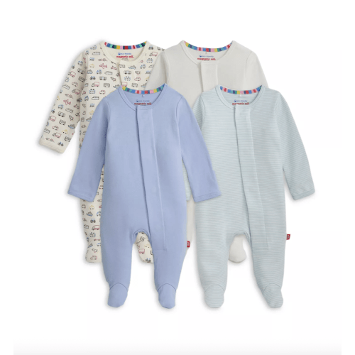 Boys' Footie Bundle, Pack of 4 - Baby