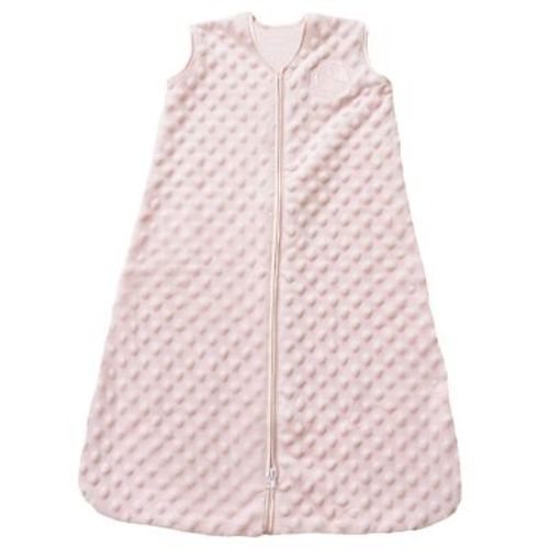 HALO Baby Girl Plushy Dot Velboa 1.5 TOG Sleepsack Sleeveless Wearable Blanket - Pink M