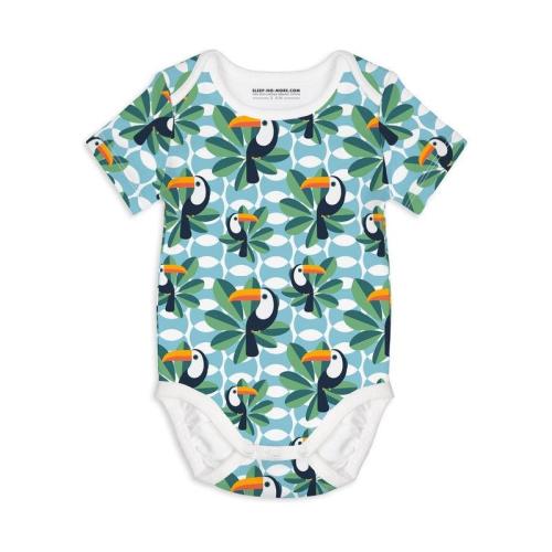 Short Sleeve Baby Bodysuit IF I CAN, TOUCAN TOO