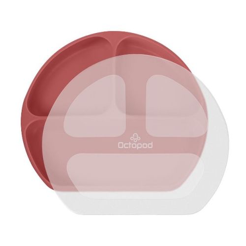 Octopod® Silicone Suction Triangle Plate - Lids Color One Size