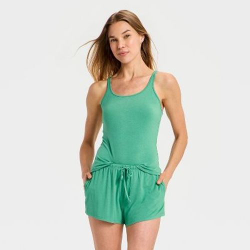 Women's Jersey Pajama Tank - Auden™ Green M