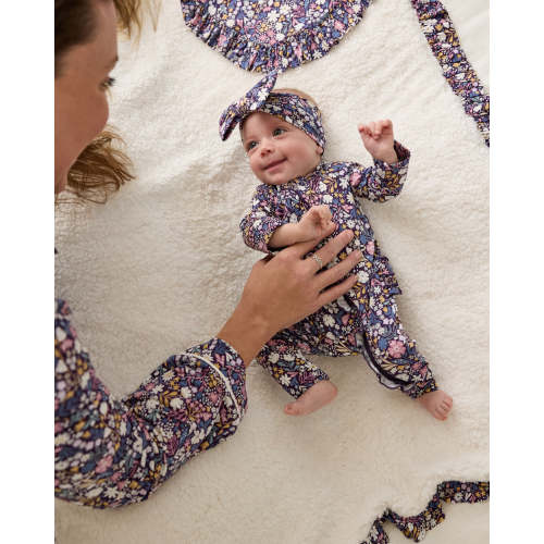 Midnight Petals Mini Cloud Blanket® | Little Sleepies