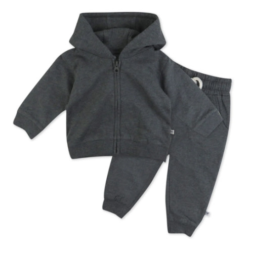2-Piece Zip Fleece Hoodie and Sweatpant Set | Honest Baby Clothing