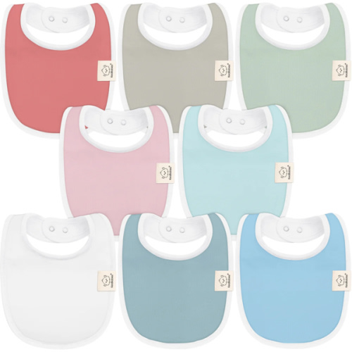 8-Pack Urban Drool Bibs