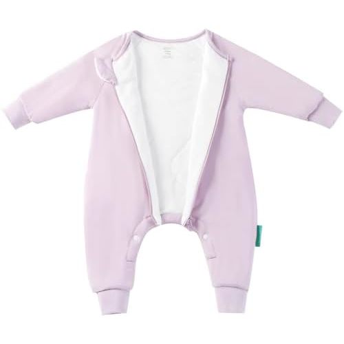 PurComfy Supersoft Baby Safe Sleep Sleepsuit, Zipper + Snap for Easy Diaper Changes
