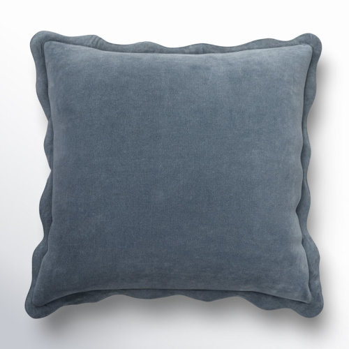 Birch Lane™ Collier Scalloped Edges Throw Pillow & Reviews | Birch Lane