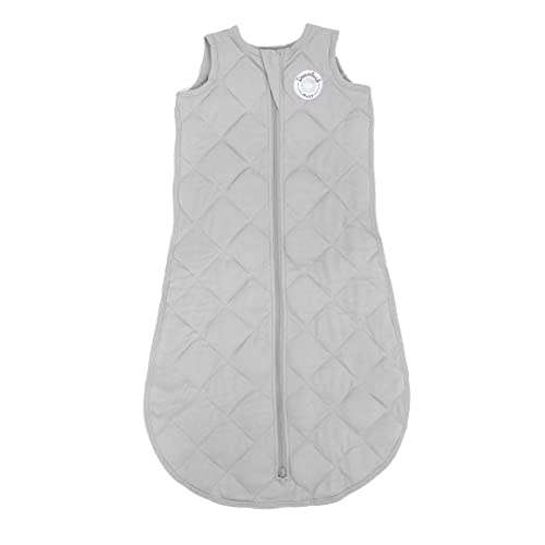 DREAMLAND BABY Sleep Sack | Baby: 6-12 Months | Gently Weighted Sleep Sacks | 100% Natural Cotton | 2-Way Zipper | Machine Washable | Newborn/Infant Swaddle Transition | Swaddle Sleeping Bag