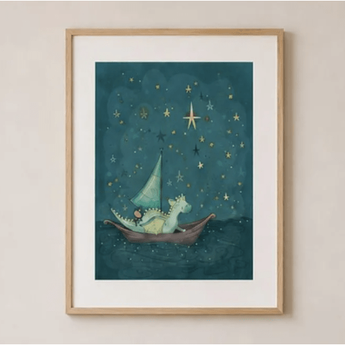 Dragon Nursery Wall Art