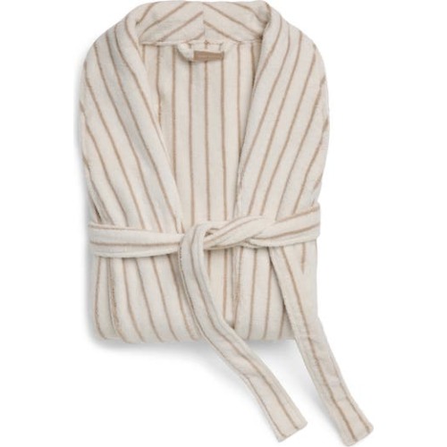 Stripe Luxe Terry Robe