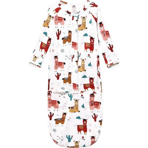 Viscose from Bamboo Baby Gown Newborn Preemie Sleeper Gowns Long Sleeve Nightgowns Unisex Infant Sleepwear
