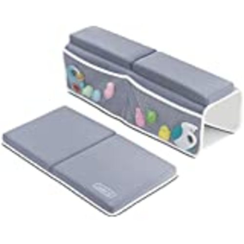 Amazon.com: JJGoo Bath Kneeler with Elbow Rest Pad Set, 1.5 inch Kneeling Pad Mat for Bathtub Baby Bathing Parents, Painless Foam Mat with Toy Organizer Pockets, Non-Slip for Baby and Toddler Bathing : Baby
