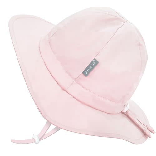 JAN & JUL 50+ UPF Cotton Sun Hat with Wide Brim for Toddler Girls