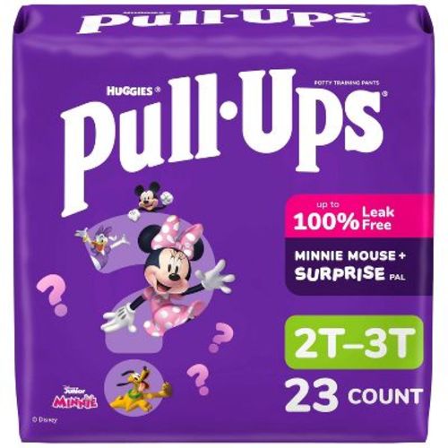 Pull-Ups Girls' Learning Designs Training Pants - Size 2T-3T - 23ct: No Fragrance, Minnie Mouse, Cotton, Disney, Hypoallergenic