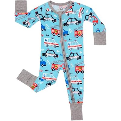 Little Sleepies Pajamas for Baby Boys & Girls, Viscose from Bamboo Baby Pajamas, Sleepers, 2-Way Zipper PJs