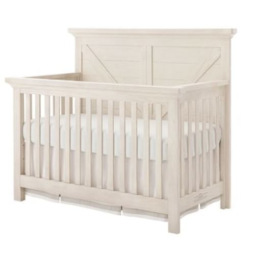 Westfield 50" Wide Traditional 4-in-1 Convertible Crib, Brushed White
