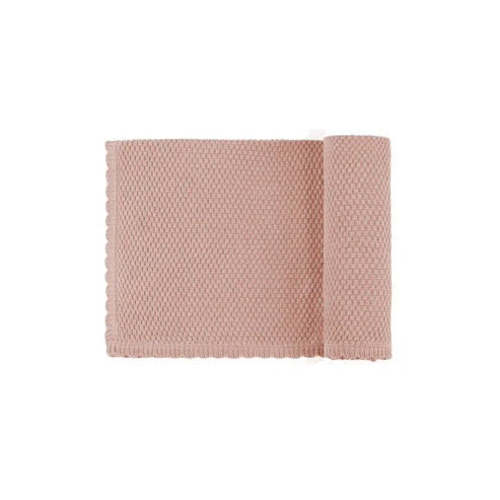 Moss Knit Collection - Pink Blanket