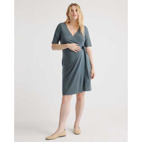 Tencel Jersey Maternity & Nursing Wrap Dress