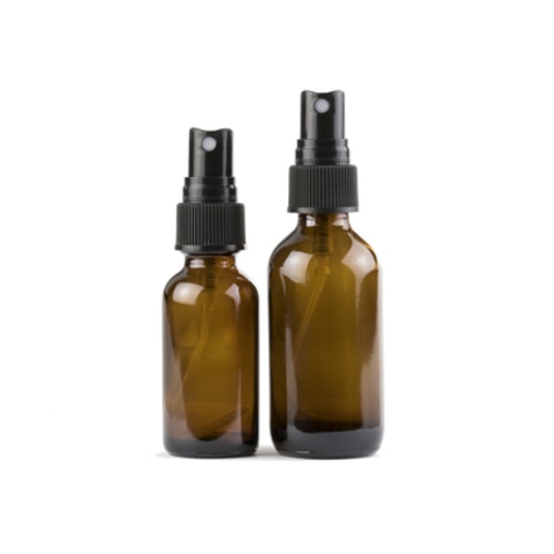 Amber Glass Bottles with Mister