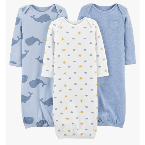 Simple Joys by Carter's baby-boys 3-pack Cotton Sleeper Gown