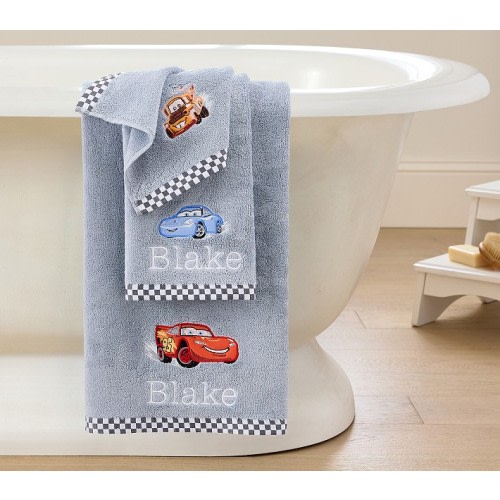Disney and Pixar Cars Heritage Bath Towels | Pottery Barn Kids