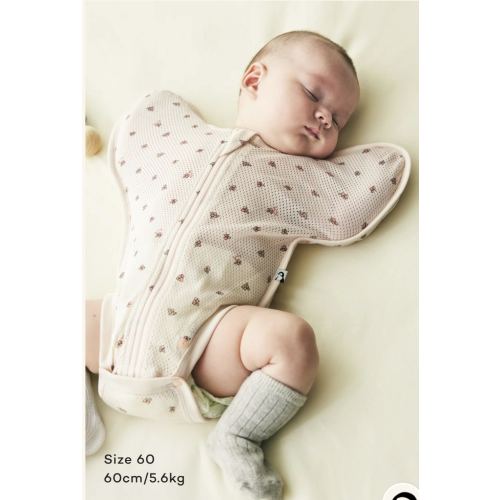 Cotton Mesh Swaddle Suit (Short)
