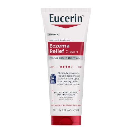 Eucerin Eczema Relief Body Cream with Colloidal Oatmeal, Ceramide, 8 oz