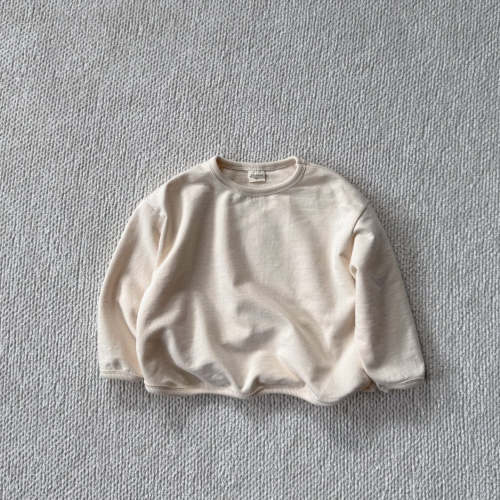 Baby/Toddler Bella F25 Curved Hem Long Sleeve Top (6m-6y) - Ivory | AT NOON STORE