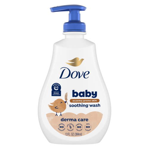 Baby Dove Derma Care Skin Care with Colloidal Oatmeal Soothing Wash Suitable for eczema prone skin, 13 fl oz