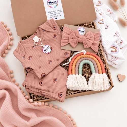 Rainbow Baby Gift, Rainbow Baby Coming Home Outfit, Baby Arrival Gift