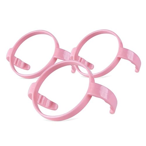 Compatible Baby Bottle Handle for Comotomo Bottles 8 oz & 5 oz, 3 Count, Pink